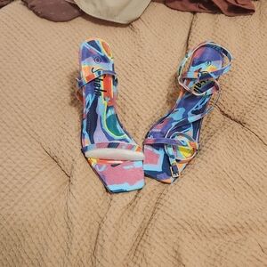 Womens heels with leg straps